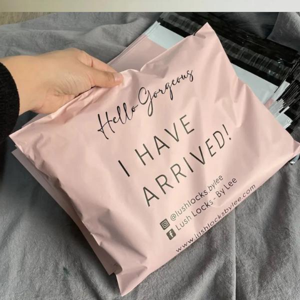 PLA Compostable Poly Mailer In Pink For Environmentally Responsible Packaging Solutions