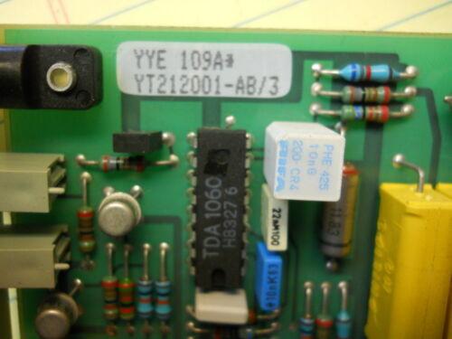 REGULADOR YYE109A da PLACA 15V da FONTE de ALIMENTAÇÃO de YYE 109A YT212001-AB, brandnew e original.