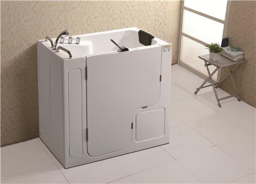 Stainless Steel Frame Walk In Bath And Shower / Portable Walk In Tub 300W Blower Pump