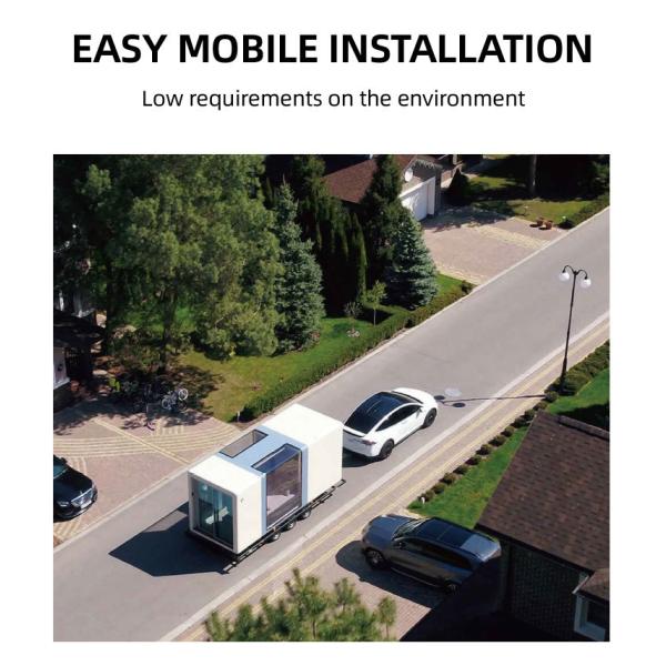 2025 Nouvelle maison en aluminium Apple Cabin Mobile maison intégrée extérieure