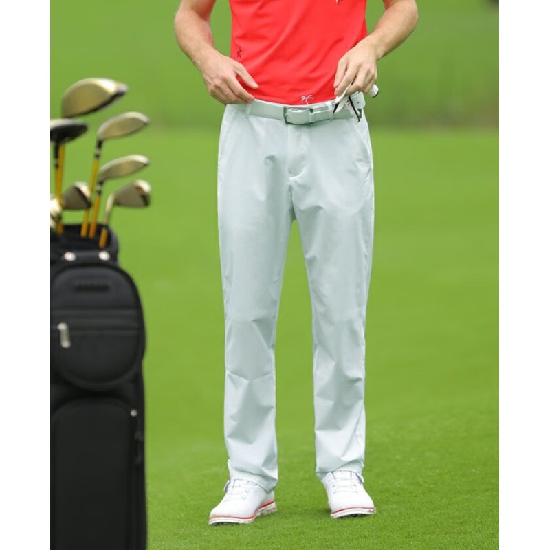 OEM Custom Men's Stretch Breathable Golf Long Pants Comfort Sports Trousers