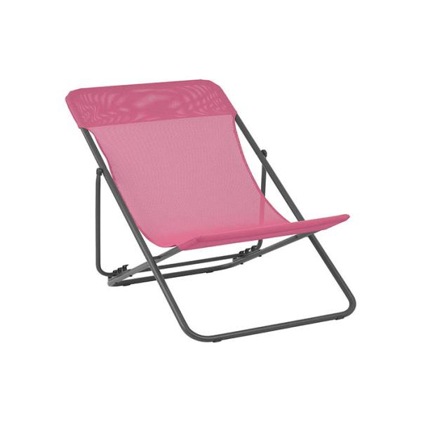 Multicolor Swing Camping Foldable Chair Three Position Patio Folding Sling Chair