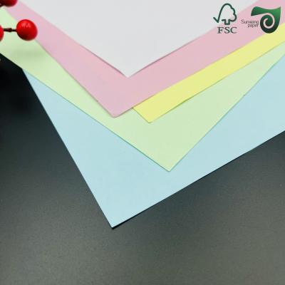FSC Papel de copia sin carbono de colores ecológico para impresión de recibos