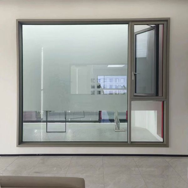 Functional Soundproof Aluminum Sliding Windows Modern Bedroom Screen