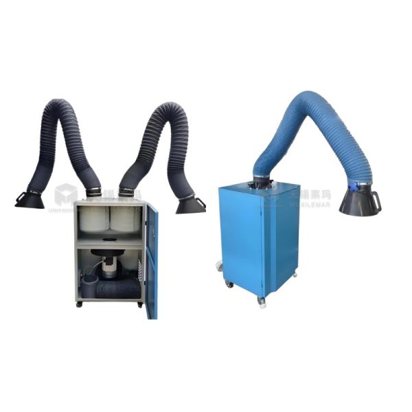 Mobile welding extraction Welding Fume Collector with Flexible Suction Arm Design