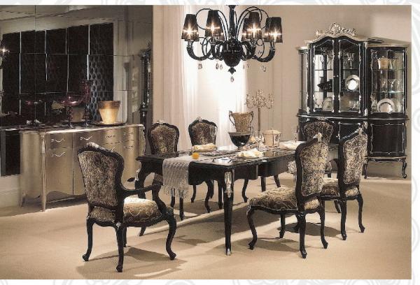 Luxury Villa/European Antique Dining Table,Wood Chair,Cabinet,VS-006