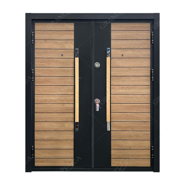 Turkish Main House Front Entry Exterior Safety Modern Steel Security Armored Turkey Door for Home