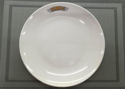 Placa da louça da melamina do peso 200g do diâmetro 25cm/pratos de porcelana brancos
