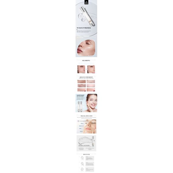 Customized Private Logo Foundation Pore Primer with Silicone Matte Waterproof Luminous Makeup Full Coverage Mineral Moisturizer