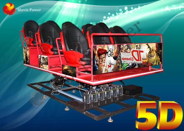 Amusement Park Bubble Lighting Wind 5D Cinema Equipment / 5D Sinema
