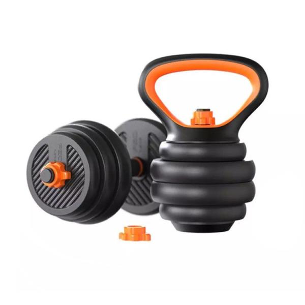 20KGS 40lb Dumbbell Barbell Kettlebell Set That Can Change Weight Cast Iron OEM