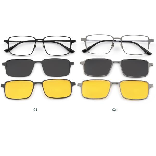 Вождение Поляризованное ночное зрение Магнитный зажим на очках ZTO 9909