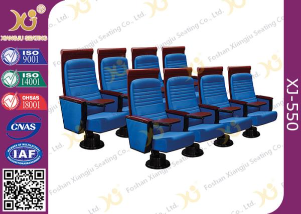 High Imported Hardwood Back School Concert Hall Seating / Church Folding Chairs