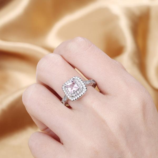 AAA CZs Personalized Sterling Silver Jewelry Wedding Ring