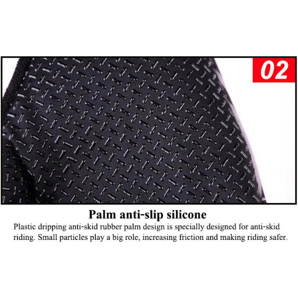 Unisex Print Pattern Touch Screen Breathable Water Proof Hand Gloves for Bike Motorcycle Racing