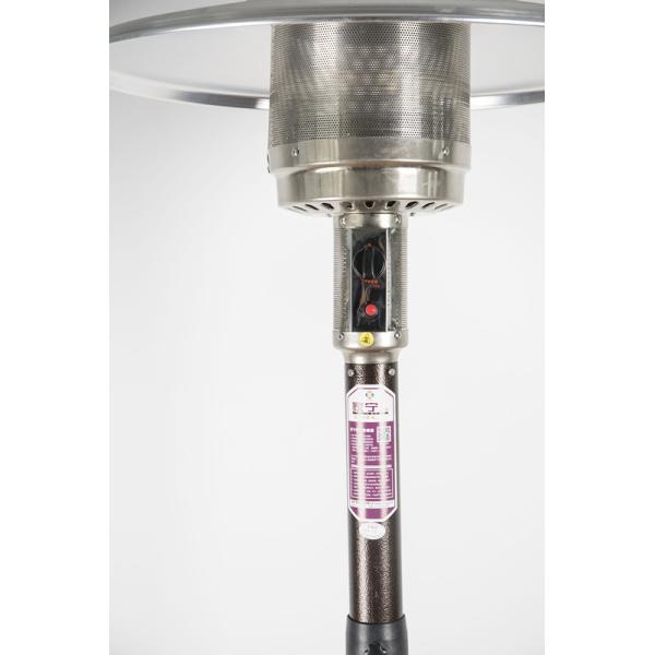 Stainless Steel Outdoor Gas Heater , Propane Mushroom Heater 50mm*850mm Main Pole