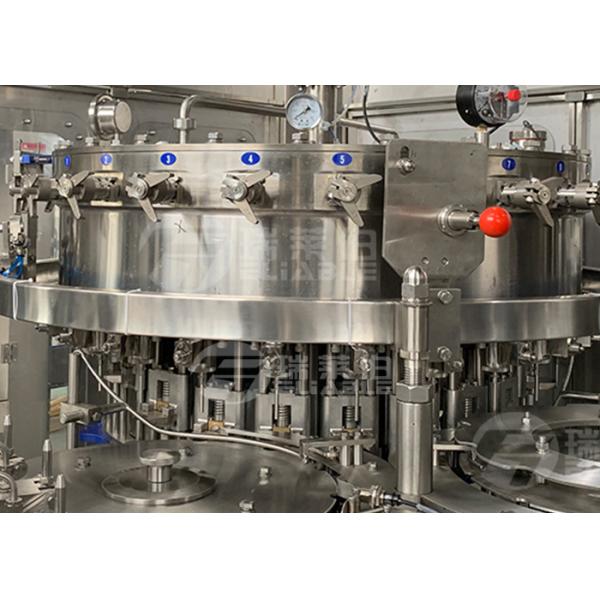 SUS304 Sparkling Water Monobloc 2ltr Carbonated Drink Filling Machine