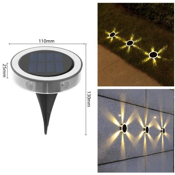 O caminho solar enterrado de alumínio do diodo emissor de luz ilumina o jardim 3500K subterrâneo decorado