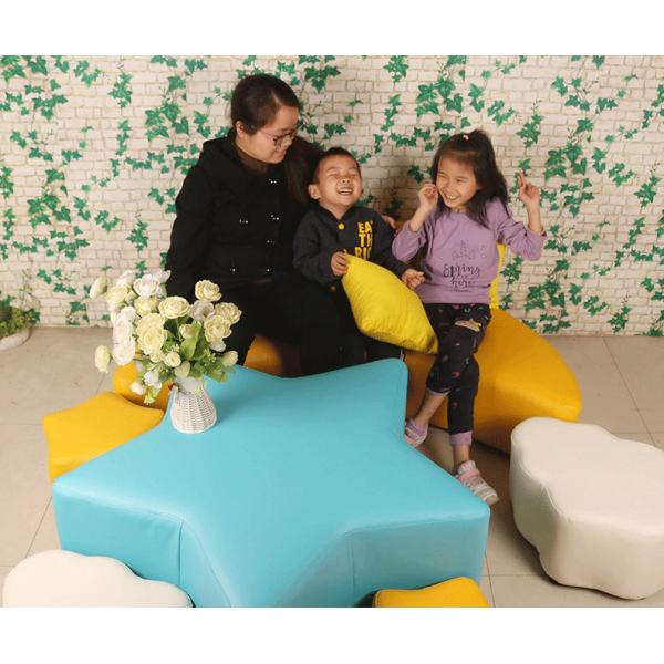Leather Children Sofa Chair 35*28*35c  For Living Room