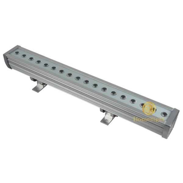 1- DMX512 Control Aluminum Alloy IP65 3W 18pcs Outdoor Wall Mounted Colorful Light LED Wall Washer Bar