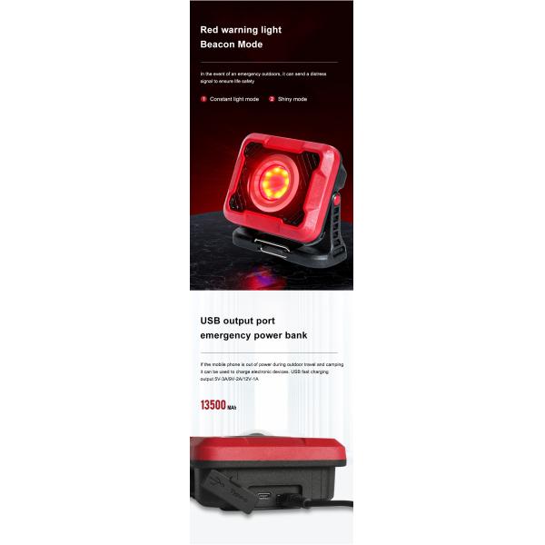 Super Bright Portable Survival Led Camping Light High Power 15w Lamp For Outdoor