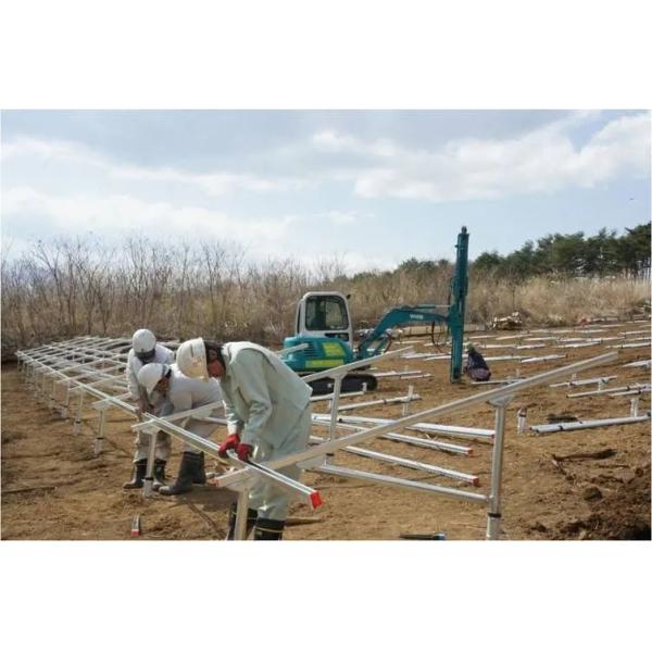 Customised Rolled Steel Helical Ground Anchors For Solar Ground Mounting