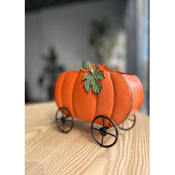 Экипаж тыквы металла многоразовых украшений фестиваля сбора водоустойчивый