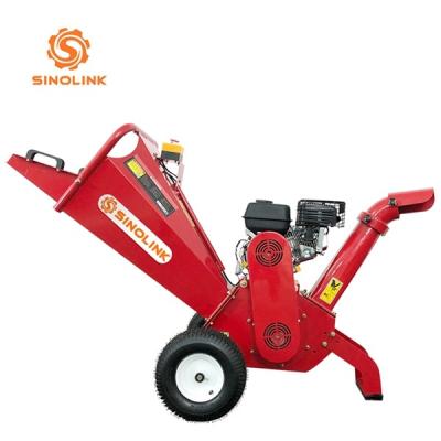 Petrol Small Garden Chipper Shredder Machine 6.5hp 100mm Max