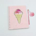 Caderno pequeno conduzido colorido feito sob encomenda do teste padrão do gelado dos presentes da oferta