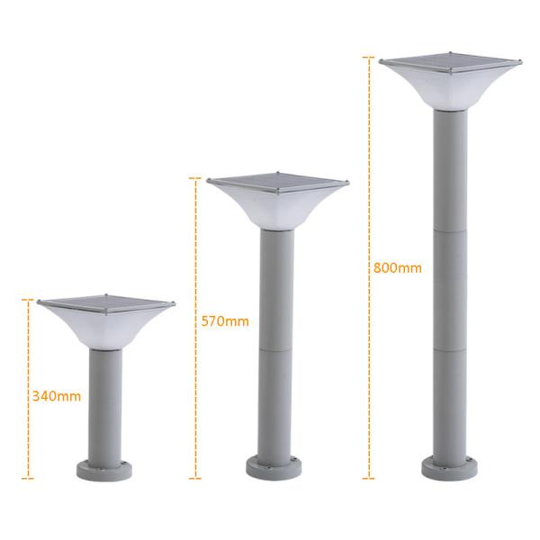 Света лужайки высокой яркости на открытом воздухе с погодой батареи лития устойчивой