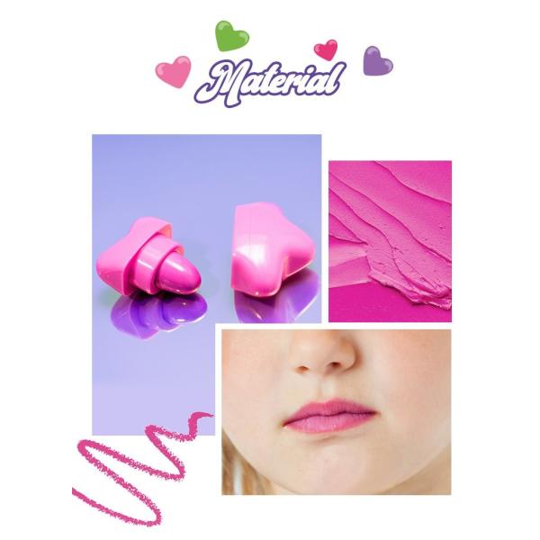 Magical Mini Barrel Long Lasting Waterproof Lipsticks For Kids Customizable