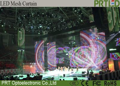 Soft Flexible LED Transparent LED Screen / Curtain / Display P10 High Contrast