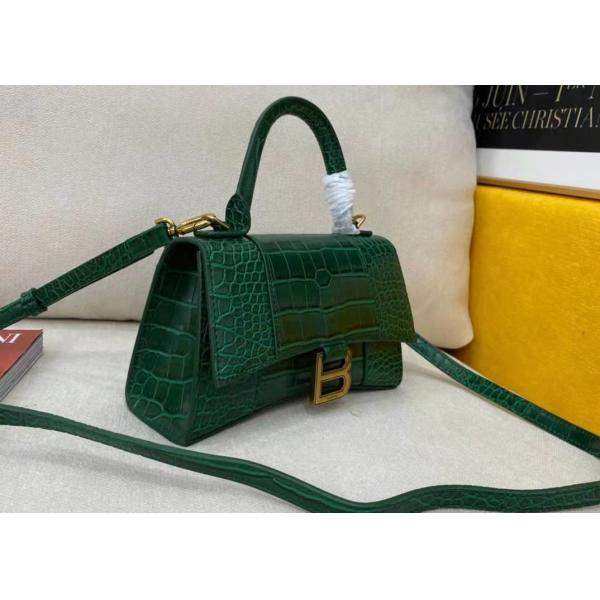 Alligator Print Crocodile Skin Bag , 23cm Luxury Tote Handbag