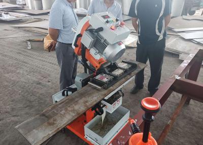 máquina de chanfradura de chanfradura fria da placa da braçadeira 3400W de 40mm