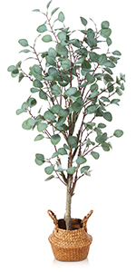 Artificial Golden Dieffenbachia Plant 43 Inch Tall Fake Tropical Lifelike Tree in Pot Silk Faux Dark Green Plant