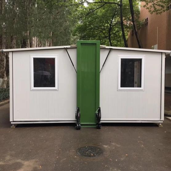 Fireproof Prefab Folding House 700mm Customizable Steel Structure