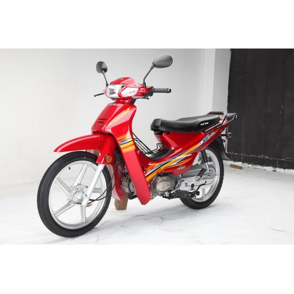 Red Color Super Cub Bike Single Cylinder Anti - Skid Tire Low Energy Consumption