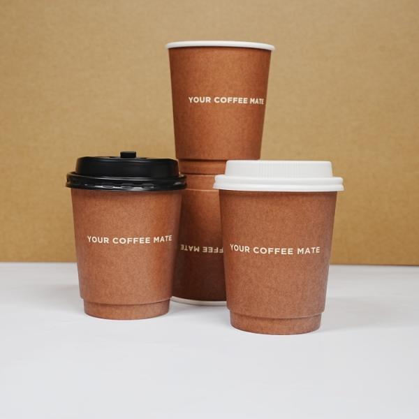Disposable Plastic Free Coated Hot Coffee Paper Cup Wholesale Customized Eco-friendly And Compostable