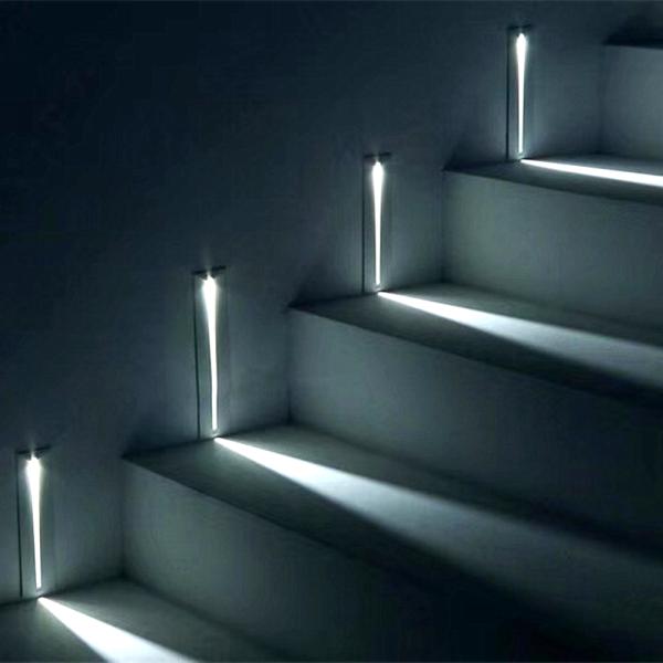 3W Recessed Led Stair Light AC85-265V Indoor IP20 Corner Wall Stairs lights (WH-RC-01)