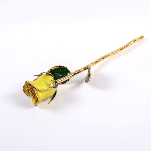 24K Gold-plated Rose Flowers From the Source Factory, 24K Eternal Flower Hot Sales, Qixi Festival Valentine's Day Gift
