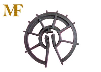 Formwork Accessories Plastic Rebar Spacer , Plastic Concrete Rebar Wheel Spacer