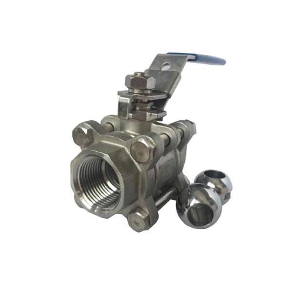 CF8 Stainless Steel  Ball Valve 1000 WOG NPT Thread API 598 Testing Standard