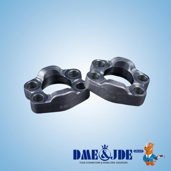 SAE Code 62 Captive Flange Hydraulic Hose Flange Self Retaining Structure DFLC6