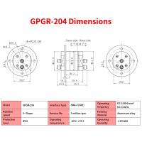 Dual Channel High Frequency Slip Ring 30Rpm Speed Capable Of 5 Million Revolutions