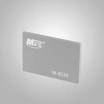 Cinza fumado de vidro acrílico 4x8 de Pmma Plexi da folha da cor clara