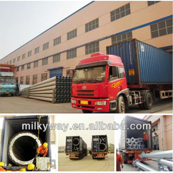 8m 11m 12m IP65 оптическая сборка уличные световые столбы с устойчивостью к электрошокам