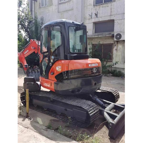 5000 кг рабочая масса Kubota KX U55-4 мини экскаватор с оригинальным гидравлическим цилиндром
