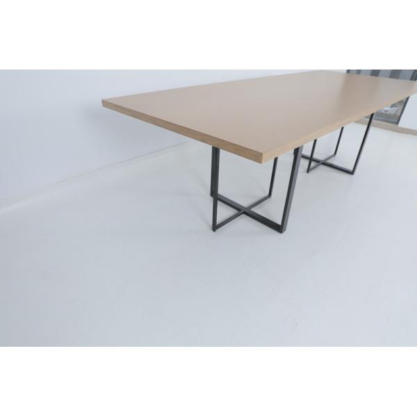 Modern Bedroom Custom Wood Desk With Metal Console