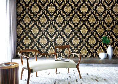Vintage Metallic Textured Wallpaper , Brown Metallic Wallpaper Modern Style Free Samples
