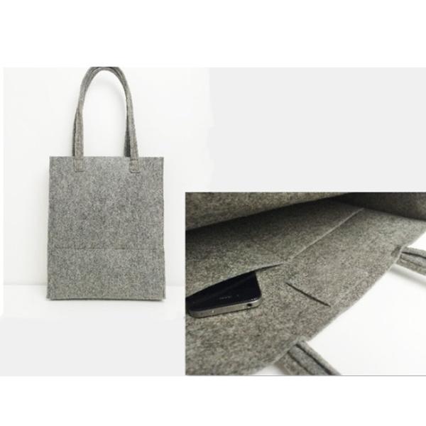 40*33*7 Cm Eco Friendly Felt Handbag Using Fashion & Casual Design Style